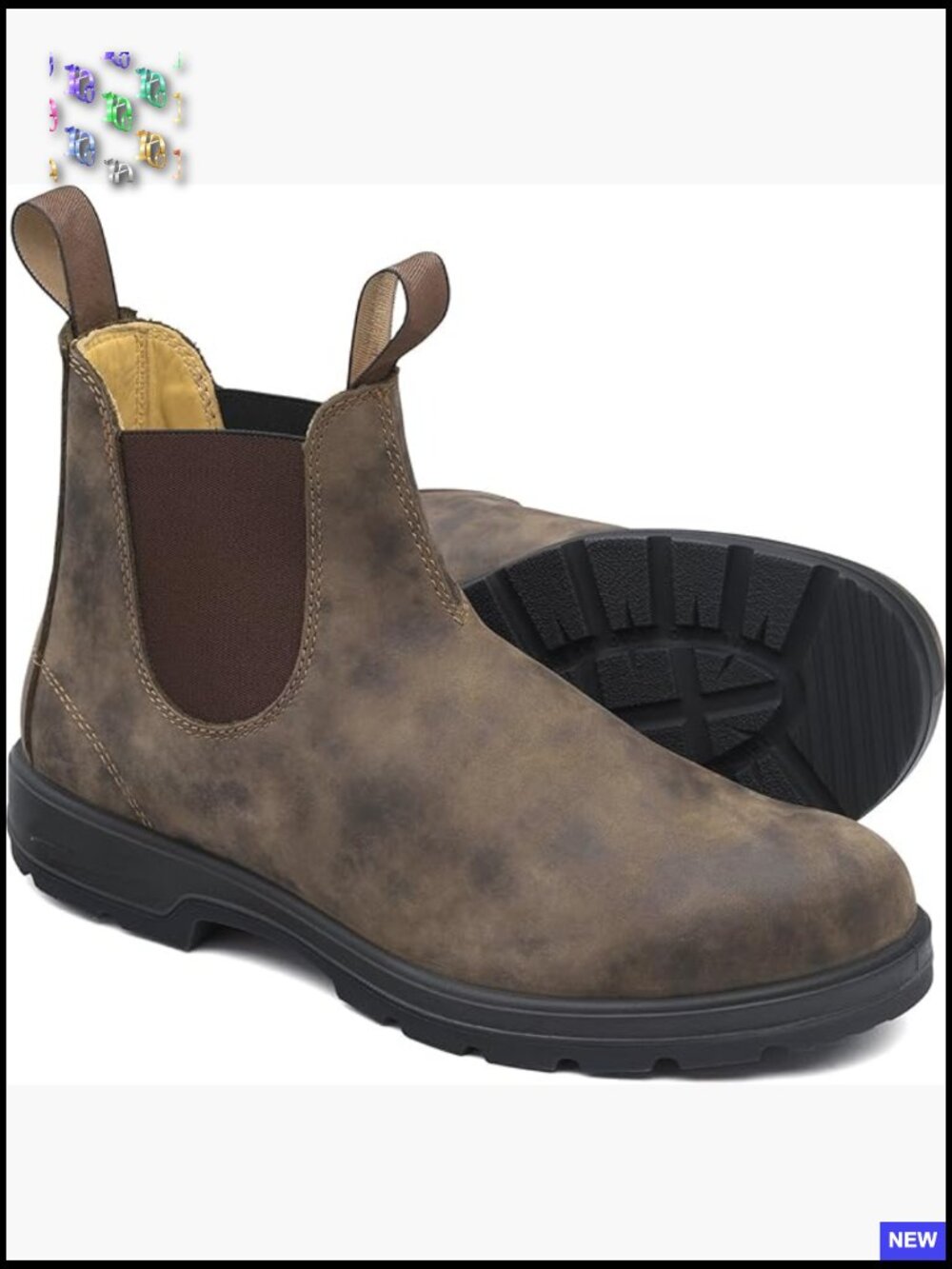 Waterproof Block Heel Chelsea Ankle Boots Chunky Platform Non-Slip Comfortable